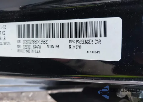 2012 Dodge Avenger Se z USA, uszkodzony, nr VIN 1C3CDZAB5CN185521